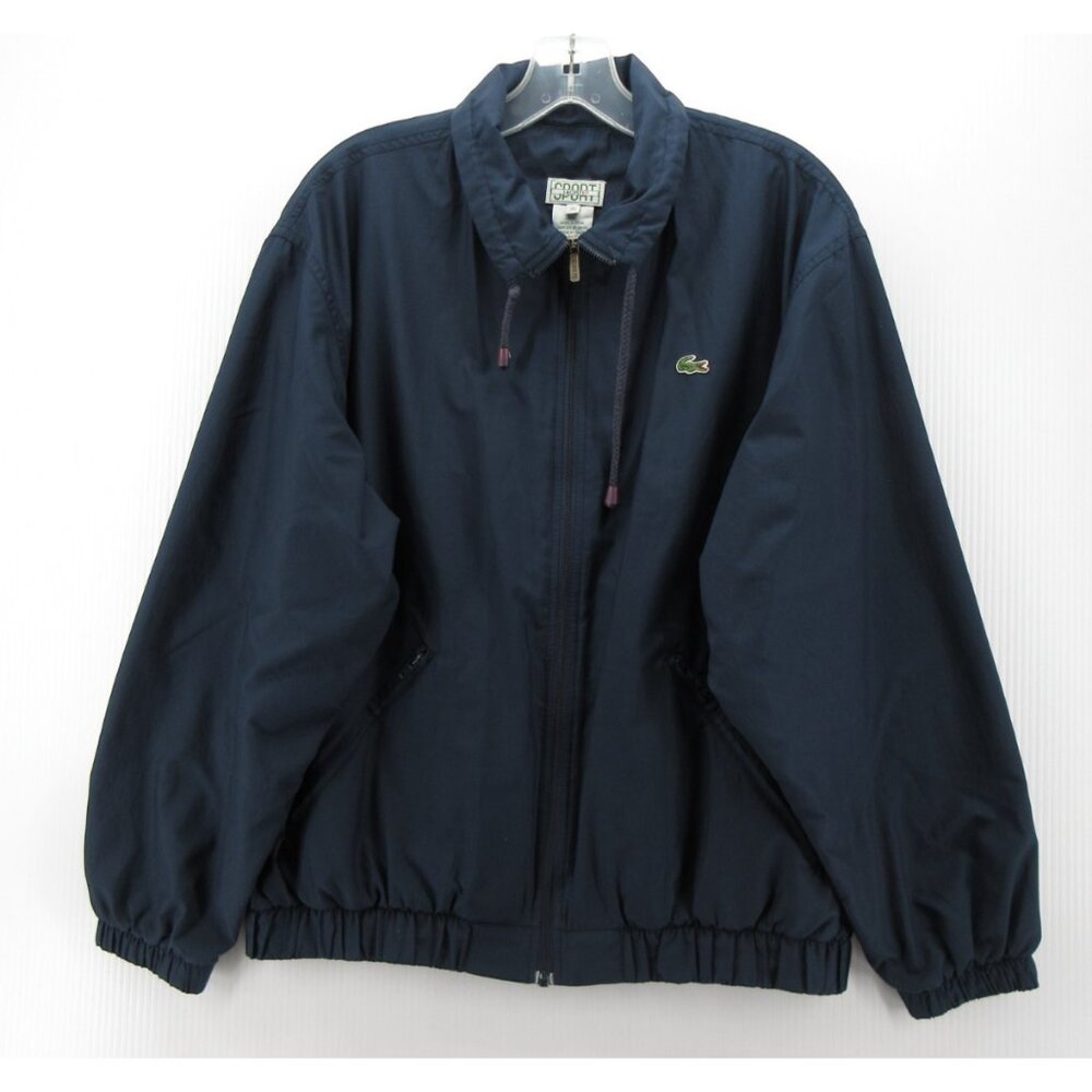 Lacoste Jacket 36 Sport Windbreaker Bomber Coat Full Zip Classic Y2k